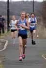 Lizzie Rank (Morpeth)  under-13 girls Elswick Road Relays.